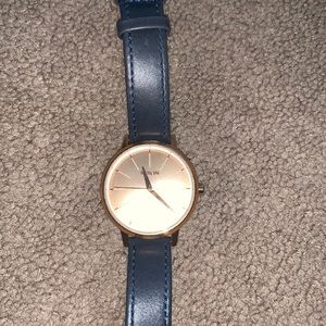 Nixon Rose Gold and Navy Watch